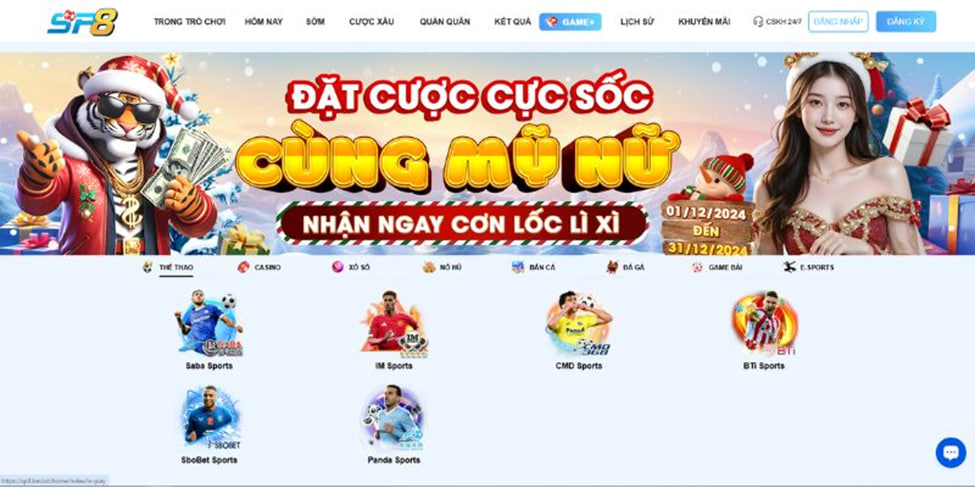 Những trò chơi hấp dẫn tại trang sp8