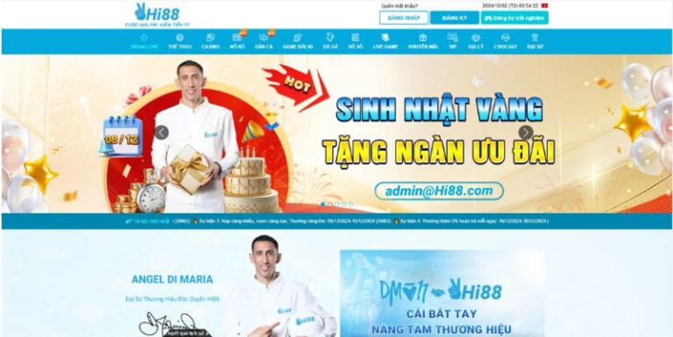 các trò chơi tại trang hi88